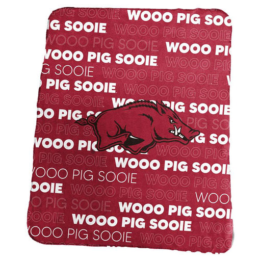 Arkansas Razorbacks Classic Fleece Blanket  50X60 inches 108-23C