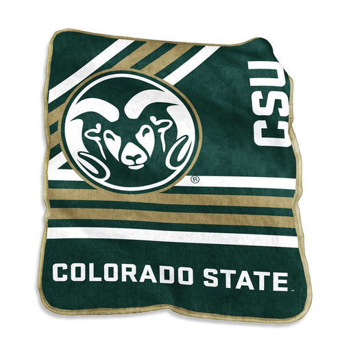 Colorado State Rams Raschel Throw Blanket  50X60 inches 127-26C