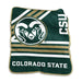 Colorado State Rams Raschel Throw Blanket  50X60 inches 127-26C