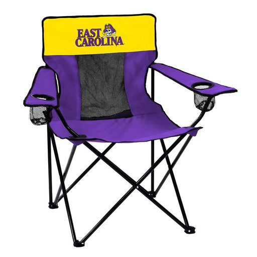 East Carolina Pirates Elite Folding Chair with Carry Bag