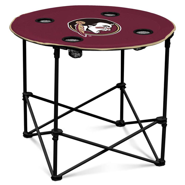 Florida State Seminoles Folding Round Tailgate Table with Carry Bag