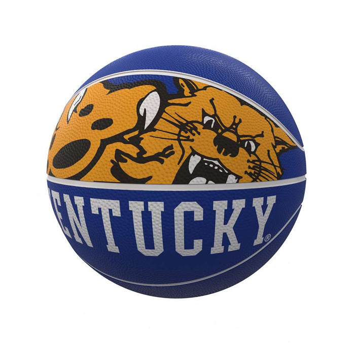 University of Kentucky Wildcats Mascot Official Size Rubber Basketball