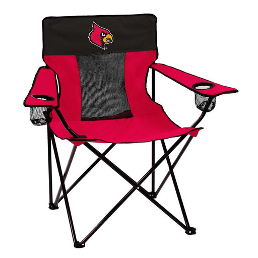 Louisville Cardinalss Elite Folding Chair with Carry Bag