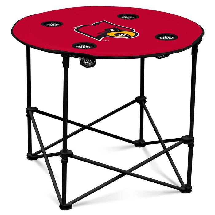 University of Louisville Cardinalss Round Folding Table with Carry Bag  99