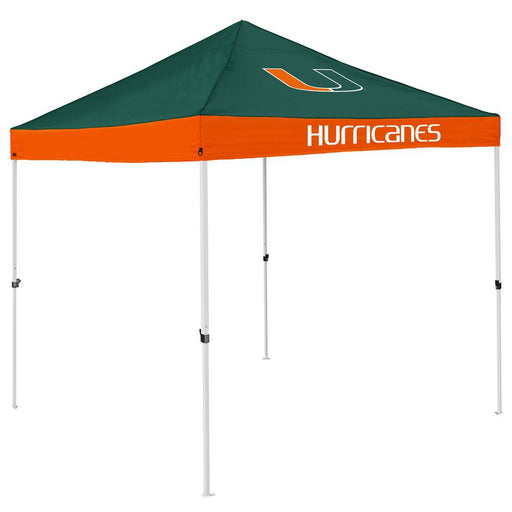 Miami Hurricanes 9 X 9 Canopy - Tailgate Tent with Carry Bag