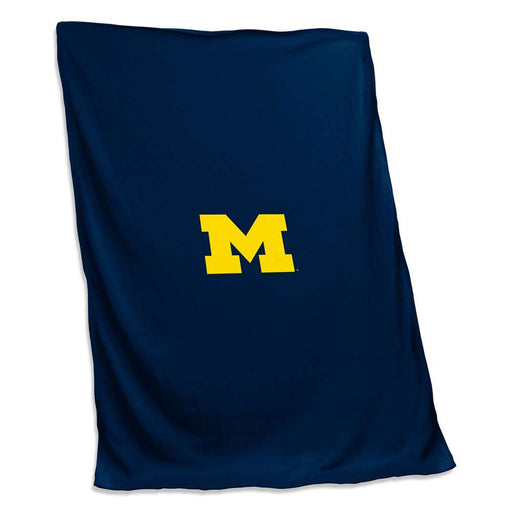 Michigan Wolverines Sweatshirt Blanket 54X84 in.