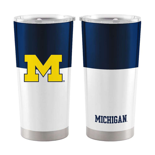 Michigan Wolverines 20oz Stainless Steel Tumbler