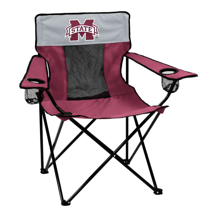 Mississippi State Bulldogs Elite Folding Chair with Carry Bag