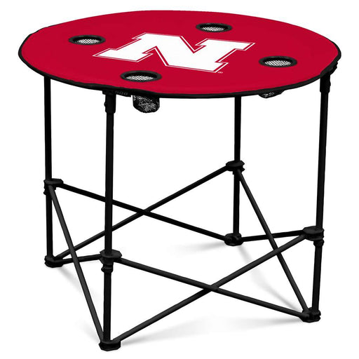 University of Nebraska Corn Huskers Round Folding Table with Carry Bag  99