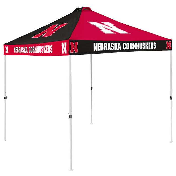 Nebraska Cornhuskers Canopy Tent 9X9 Checkerboard