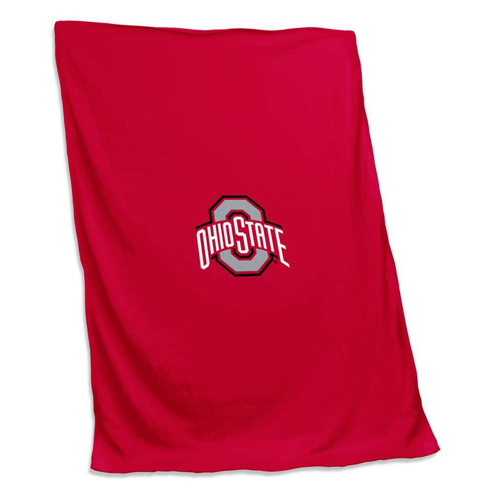 Ohio State Buckeyes Sweatshirt Blanket 54X84 in.