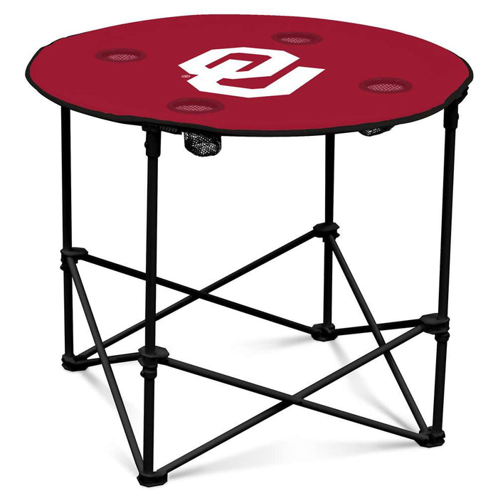 University of Oklahoma Sooners Round Folding Table with Carry Bag  99