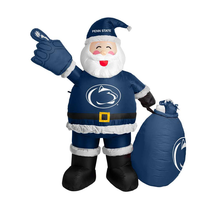 Penn State Nittany Lions Inflatable Santa Claus 7 Ft Tall