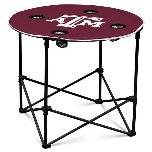 Texas A&M Aggies Round Folding Table with Carry Bag  99