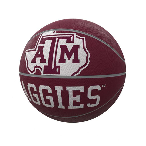 Texas A&M Aggies Mascot Official Size Rubber Basketball