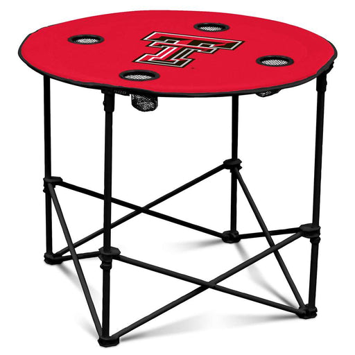 Texas Tech Red Raiders Round Folding Table with Carry Bag  86