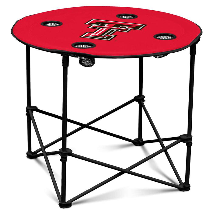 Texas Tech Red Raiders Round Folding Table with Carry Bag  86