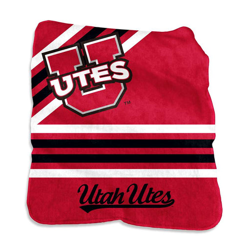 Utah Utes Raschel Throw Blanket  50X60 inches 230-26C