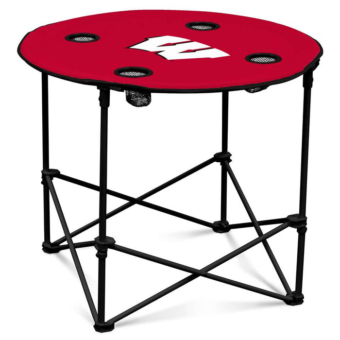 University of Wisconsin BadgersRound Folding Table with Carry Bag  99