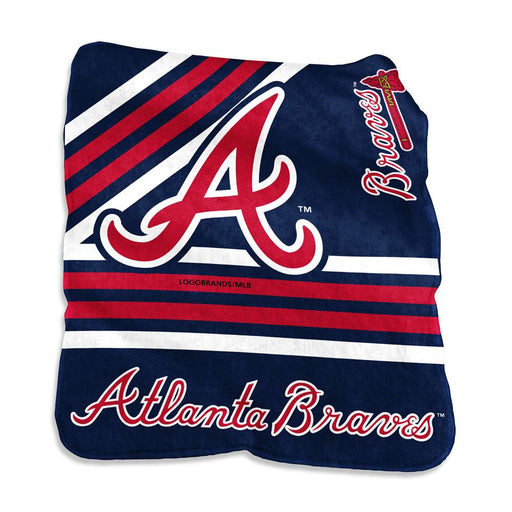 Atlanta Braves Raschel Throw Blanket - 50 X 60 inches  66