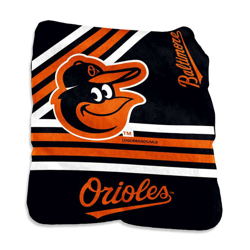 Baltimore Orioles Raschel Throw Blanket - 50 X 60 inches  0