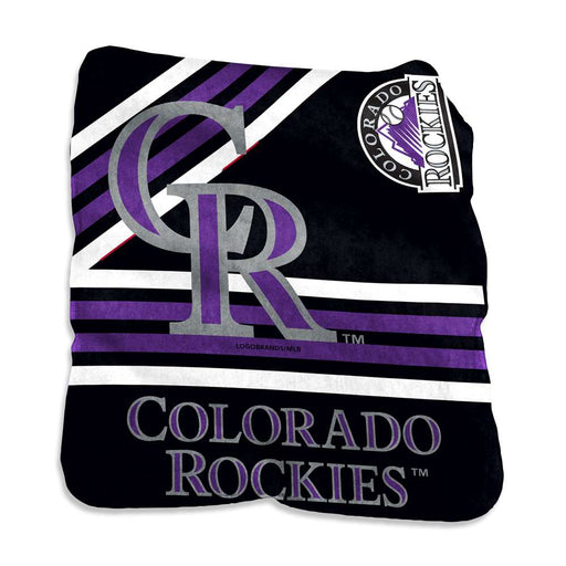 Colorado Rockies Raschel Throw Blanket - 50 X 60 inches  0