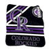 Colorado Rockies Raschel Throw Blanket - 50 X 60 inches  0