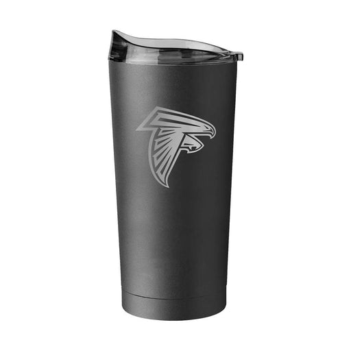 Atlanta Falcons 20oz Etch Black Powder Coat Tumbler