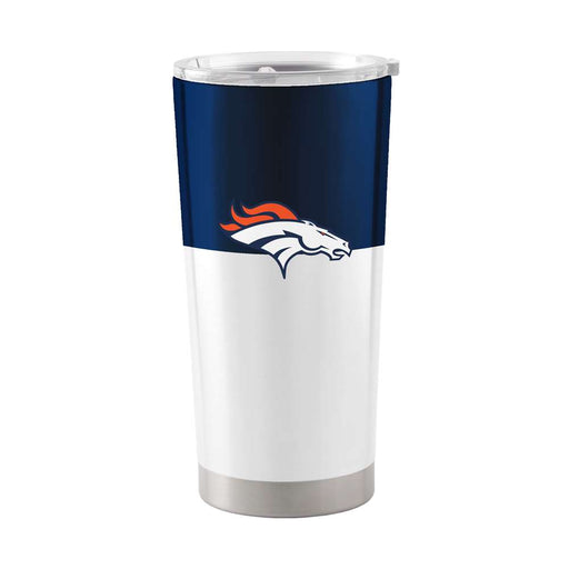 Denver Broncos Colorblock 20oz Stainless Tumbler