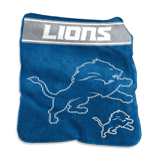 Detroit Lions 60x80 Raschel Throw Blanket  0