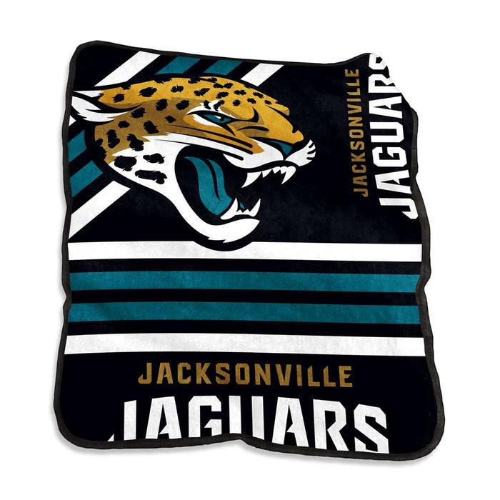 Jacksonville Jaguars Raschel Thorw Blanket  2