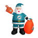 Miami Dolphins Inflatable Santa 7 Ft Tall