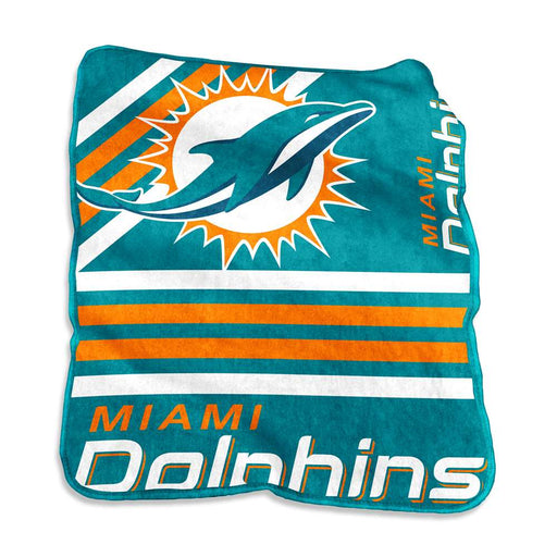 Miami Dolphins Raschel Thorw Blanket  99