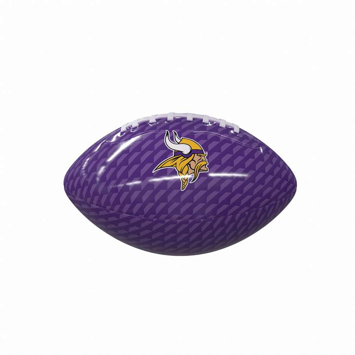 Minnesota Vikings Carbon Fiber Mini-Size Glossy Football