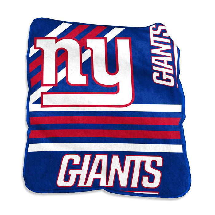 New York Giants Raschel Thorw Blanket  0