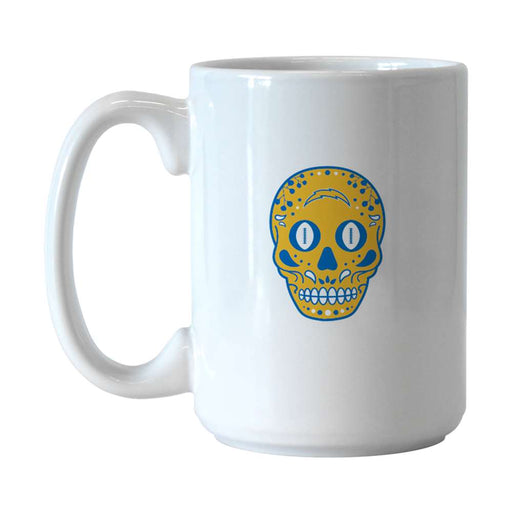 Los Angeles Chargers Sugar Skull 15 oz Sublimated Mug