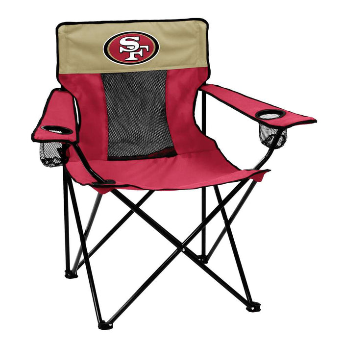 San Francisco 49ers Elite Folding Chair with Carry Bag