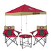 San Francisco 49ers Canopy Tailgate Bundle - Set Includes 9X9 Canopy, 2 Chairs and 1 Side Table