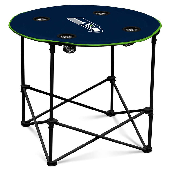 Seattle Seahawks Round Folding Table with Carry Bag  99