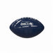 Seattle Seahawks Carbon Fiber Mini-Size Glossy Football