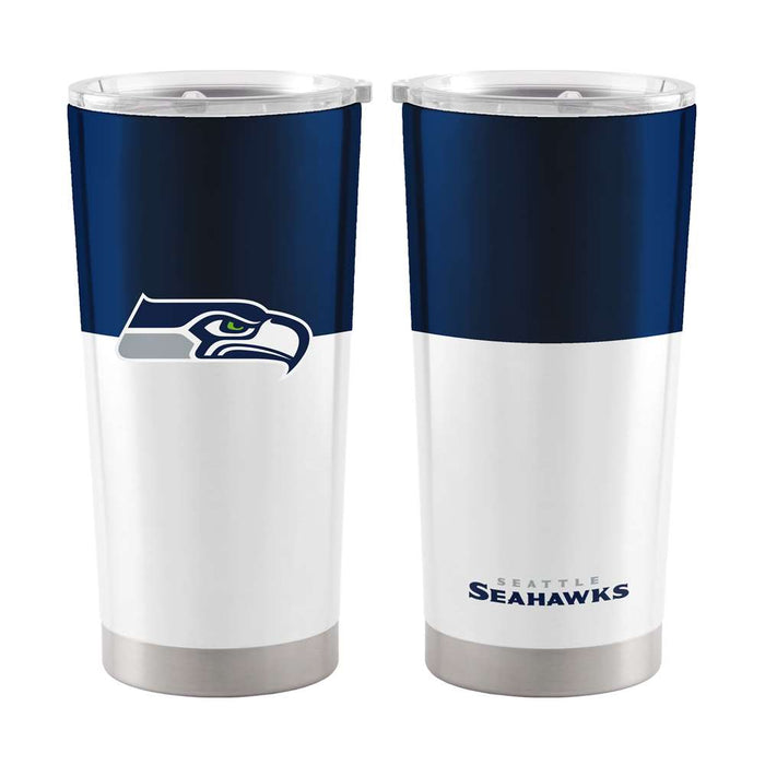 Seattle Seahawks Colorblock 20oz Stainless Tumbler