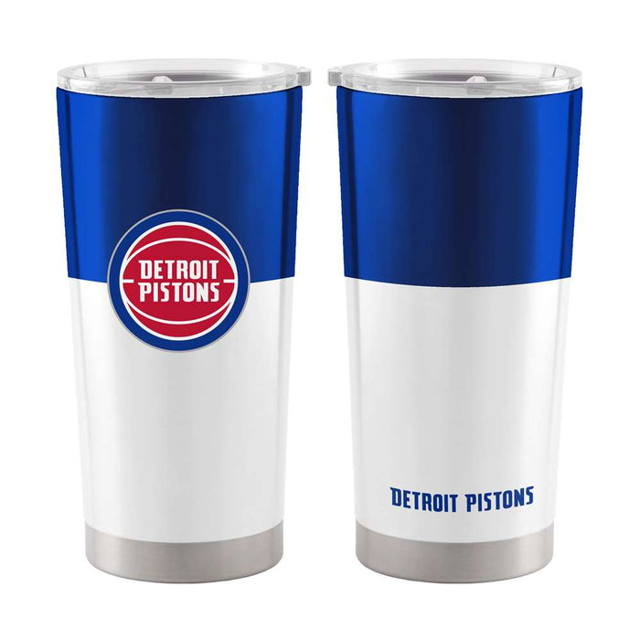 Detroit Pistons 20oz Colorblock Stainless Steel Tumbler