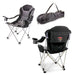 Florida Panthers - Reclining Camp Chair, (Black with Gray Accents)  