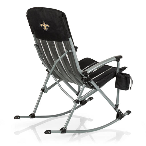 New Orleans Saints Outdoor Rocking Camp Chair