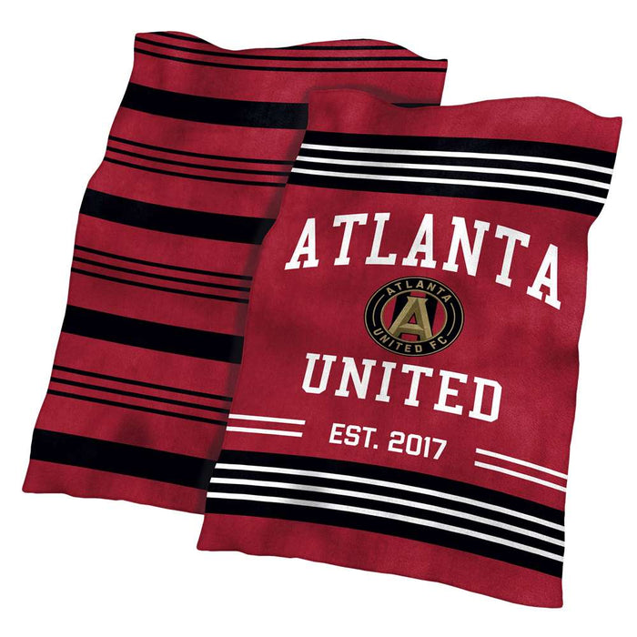 Atlanta United Colorblock Plush Blanket 60X70 inches  13