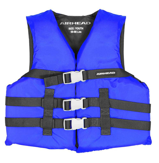 Airhead General Boating Life Vest Youth Blue