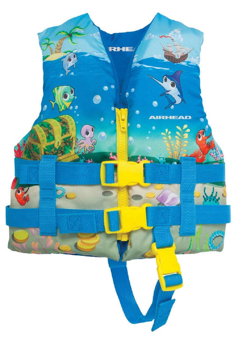 Airhead Treasure Gen Boating Life Vest Child Blue