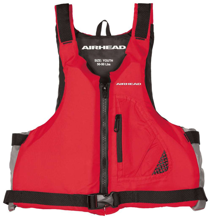 Airhead Base Paddle Vest Youth Red