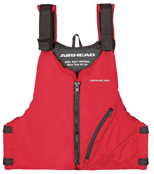 Airhead Base Paddle Vest Adult Universal Red