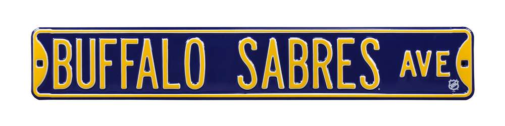 Buffalo Sabres Steel Street Sign-BUFFALO SABRES AVE  230